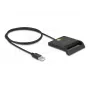 Lector de tarjetas inteligentes DeLOCK 91724 USB Type-A negro