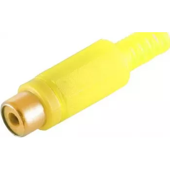 ShiverPeaks S/CONN maximum connectivity conector hembra cinch — amarillo, contactos dorados (51500-YG)