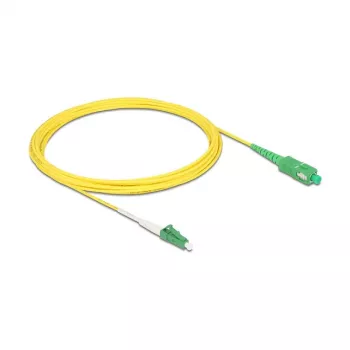 Cable de fibra óptica InfiniBand DeLOCK 83865 5 m LC SC OS2 amarillo