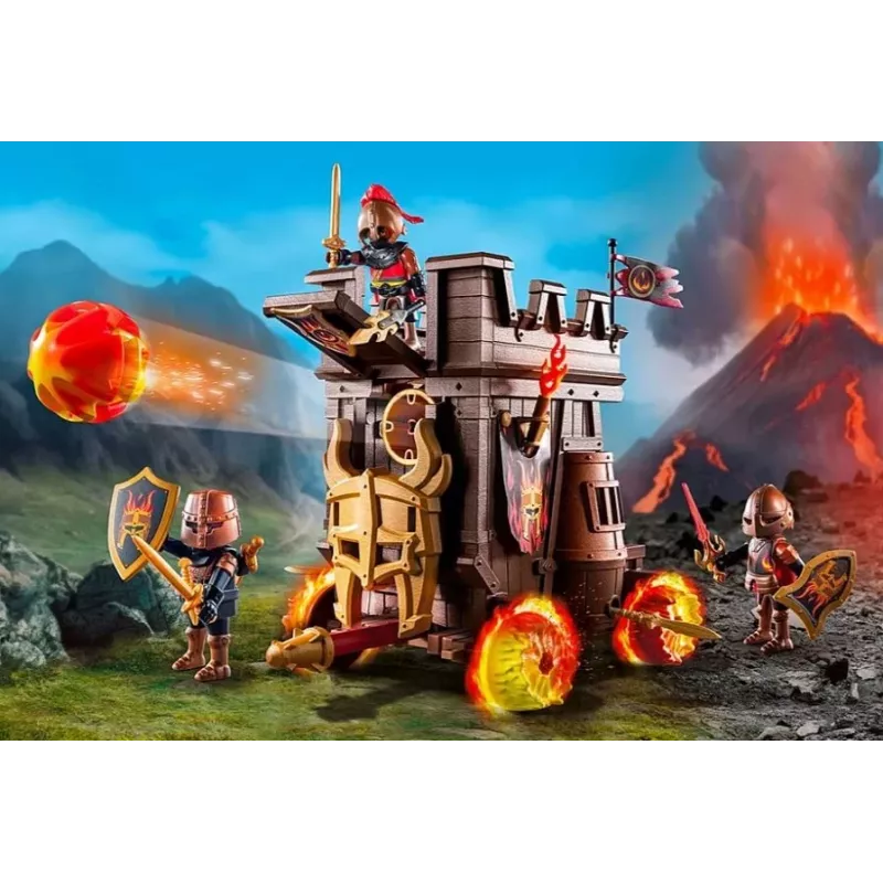 Set de figuras Novelmore 71643 carro de combate con cañón de fuego