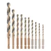 Set de brocas para metal DeWalt DT20620-QZ 10 piezas HEX 1/4