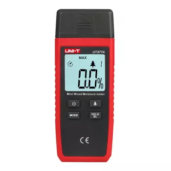 Medidor de humedad UNI-T UT377A para madera y materiales de construcción, medidor de humedad de mano compacto