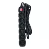 Alargador Esperanza ELK218K 3 m 6 toma(s) de CA para interiores negro