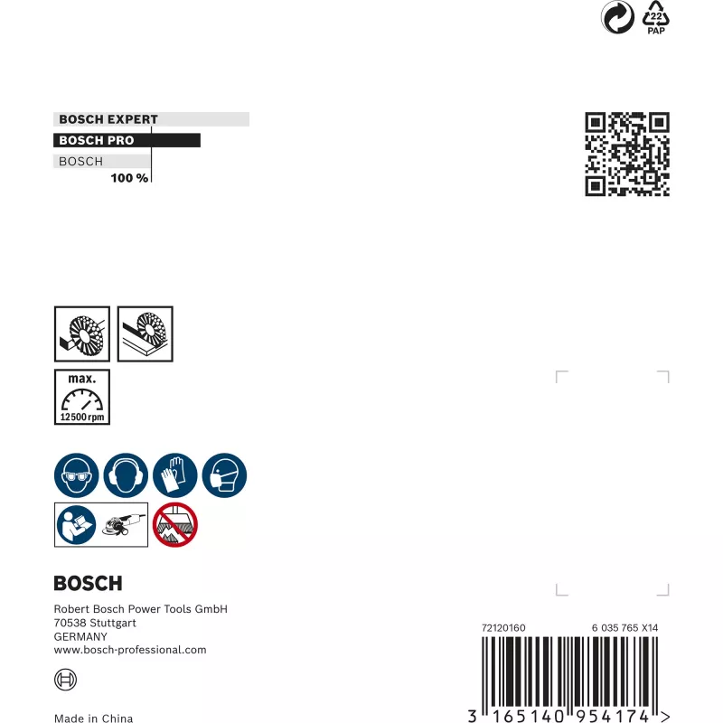 Cepillo de alambre accesorio para amoladora angular Bosch 2 608 620 731