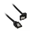 Corsair CC-8900278 cable SATA Premium con malla, acodado, 30 cm, negro, pack de 2