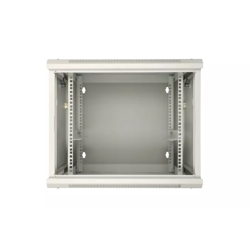 Armario rack Extralink 9U 600x600 AZH gris montaje en pared, abatible