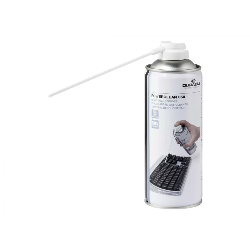 Durable Powerclean 350 - espray de aire comprimido - transparente