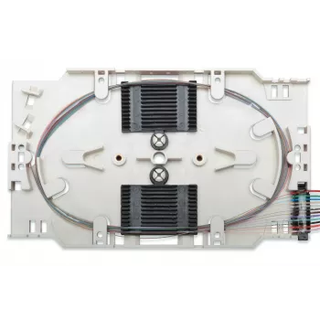 Casete de empalme Digitus A-96522-02-UPC-4 con 12 pigtails SC OM4
