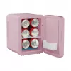 Mini nevera con espejo de maquillaje LED Elle ESDAFX04PUEU 4 L, lila