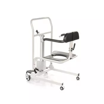 Silla de ruedas sanitaria MDH BMW02 — silla sanitaria ligera plegable para adultos, estructura portátil