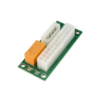 Adaptador de fuente de alimentación Kolink KL-AC-2PSU — adaptador de sincronización dual/multi-PSU para combinar dos fuentes de alimentación