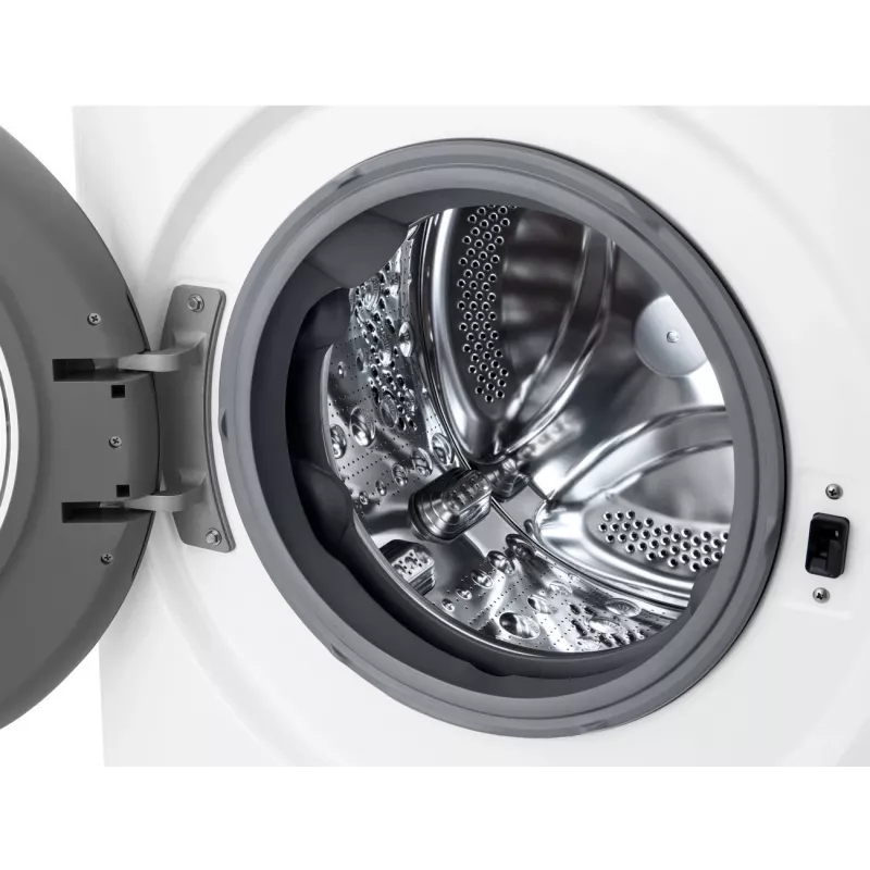 LG | Lavadora | F2WR508SWW | Clase de eficiencia energética A-10% | Carga frontal | Capacidad de lavado 8 kg | 1200 rpm | Profundidad 47,5 cm | Anchura 60 cm | Pantalla | LED | Función vapor