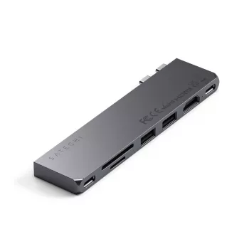 Satechi Type-C Pro Hub delgado - Space Gray