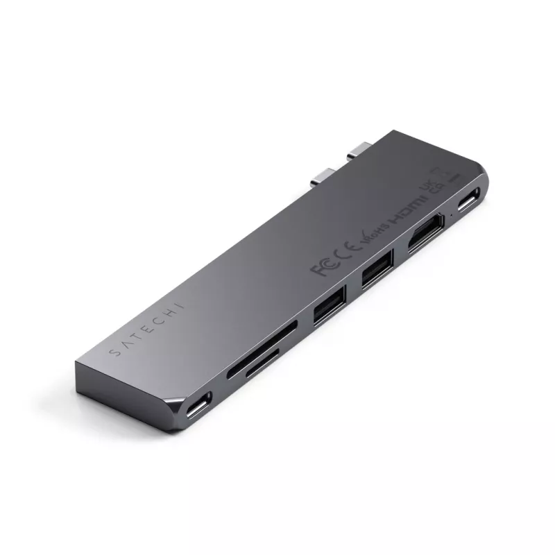 Satechi Type-C Pro Hub delgado - Space Gray