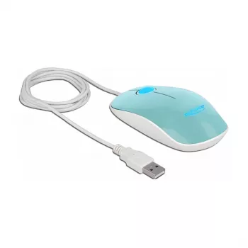 Ratón DeLOCK 12538 USB Type-A óptico ambidiestro