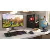 Ratón gaming con cable calefactado ActiveJet AMY-W390 — ambidiestro, óptico 2000 DPI, USB Type-A, 4 botones, negro