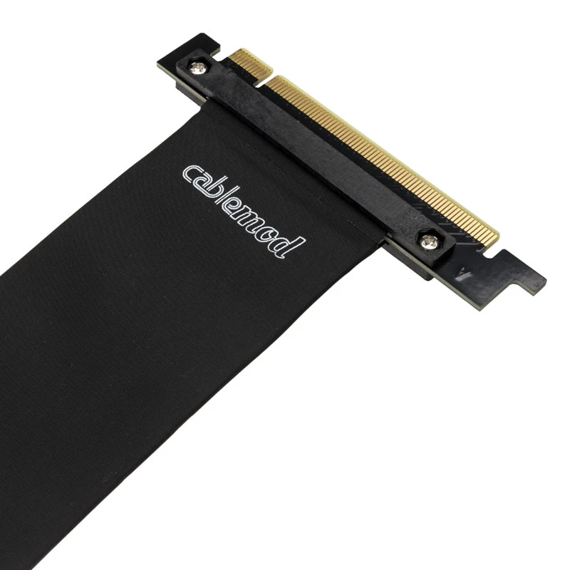 CableMod CM-VPB-2DK-R soporte vertical para tarjeta gráfica con cable riser PCIe x16, 2x DisplayPort, negro