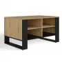 Mesa de centro top e shop Topeshop STOLIK KAWOWY ŁAWA MODERN 4P Roble Artisan Czern
