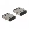 Acoplador de fibra óptica SC dúplex hembra a SC dúplex hembra monomodo metal DeLOCK 86873