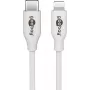Goobay | Cable de carga y sincronización Lightning - USB-C | USB-C macho a Apple Lightning macho (8 pines) | USB-C macho