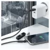 Cable USB RealPower MagneticCharge3 1m USB A negro