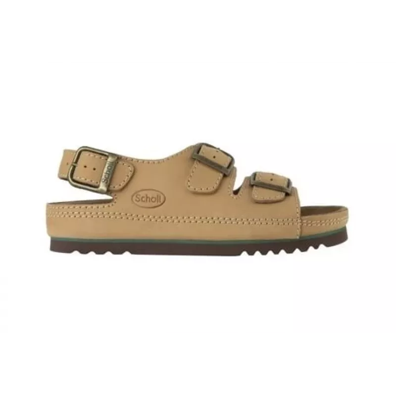 Scholl Air Bag Back Strap Sandalias cómodas Marrón 36