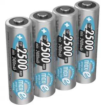 Pila AA Ansmann 2500mAh maxE plus níquel-metal hidruro NiMH