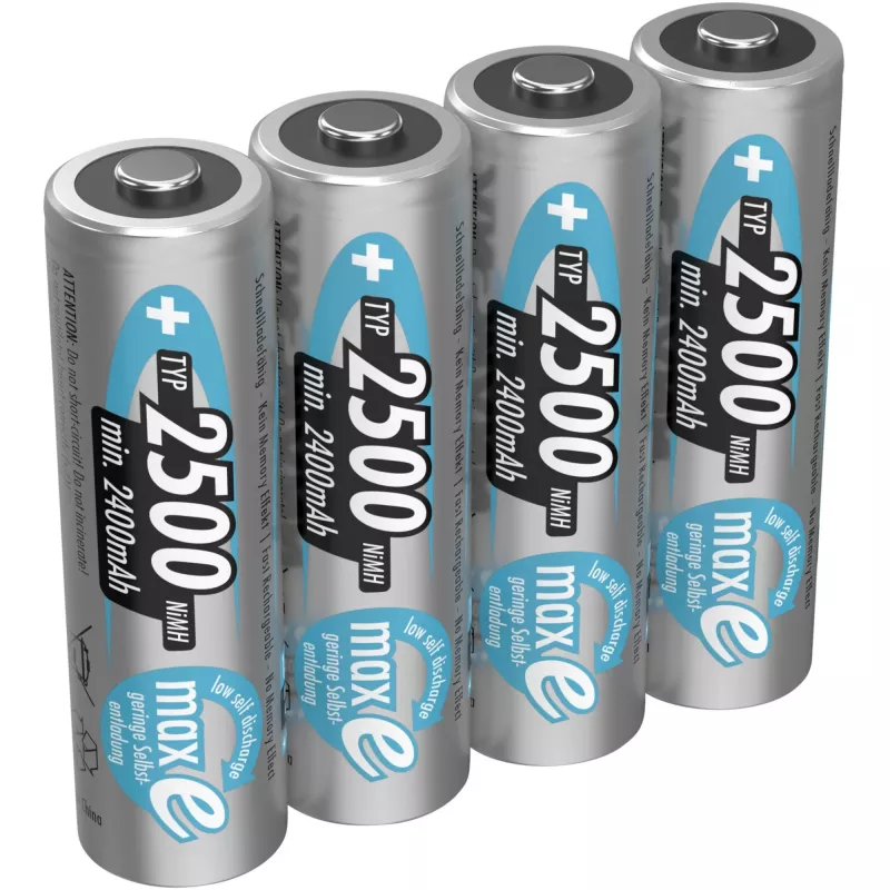 Pila AA Ansmann 2500mAh maxE plus níquel-metal hidruro NiMH