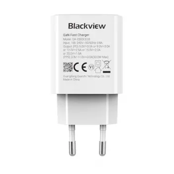 Cargador negro VIEW CHAR-33W/BV USB-C 33W carga rápida, negro