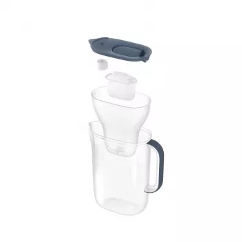 Jarra filtrante de agua BRITA Style Essential 2,4 L grafito — jarra con cartucho MAXTRA, Smart Light, capacidad filtrada 1,4 L