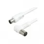 Cable coaxial Schwaiger KVKW30 532 3 m IEC169-2 blanco
