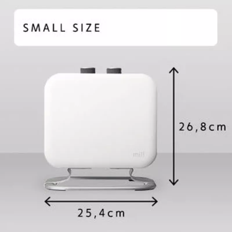 Mill | calefactor | CUS1800MECWA | termoventilador | 1800 W | número de niveles de potencia 2 | apto para habitaciones de hasta 10-30 m² | blanco