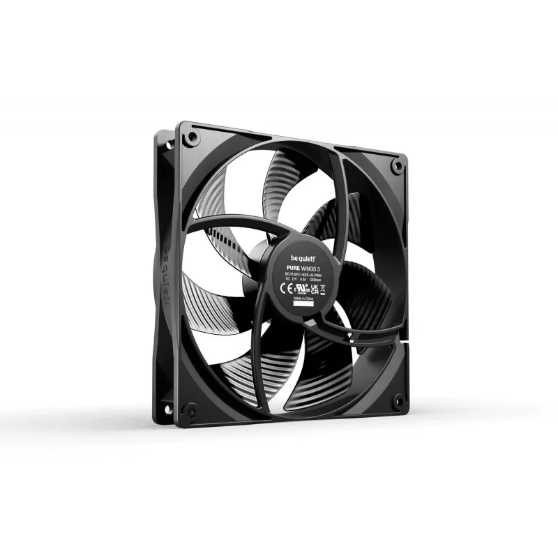 be quiet! Pure Wings 3 140mm PWM Ventilador de carcasa para ordenador 14 cm Negro 1 ud.