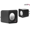 Altavoz de PC de 2 vías Audiocore AC870 B — 3 W RMS, alimentación por USB con cable, entrada de 3,5 mm, 2.0 canales