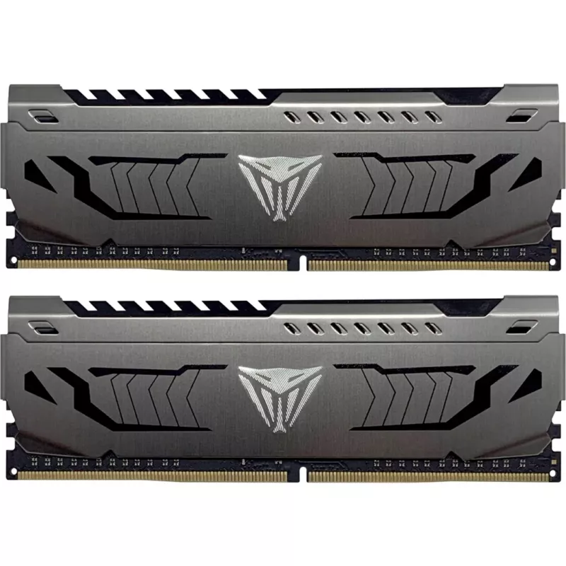 DIMM 16 GB DDR4-3600 (2x 8 GB) Dual-Kit, memoria RAM gris, PVS416G360C7K, Viper Steel, INTEL XMP