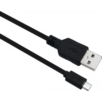 Cable USB 2.0 helos 288319 — Conector A macho a conector Micro-B macho, 3,0 m, negro