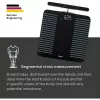 Báscula de diagnóstico Beurer BF 990 con módulo de mano, Wi-Fi/Bluetooth, pantalla digital de matriz de puntos, versión LED, hasta 180 kg, negra (10379)