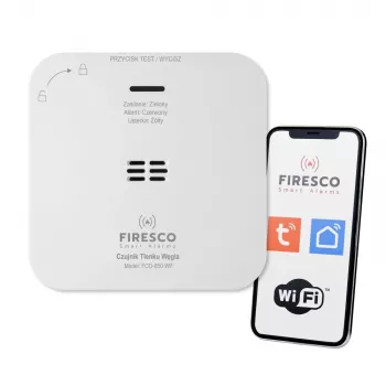 Detector de monóxido de carbono con función de comunicación FCO-850 WF