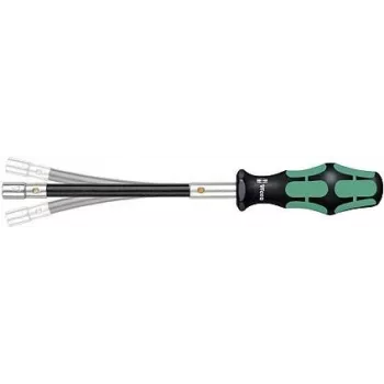 Wera Werkstatt 391 Llave de vaso, 7 mm, vástago 167 mm
