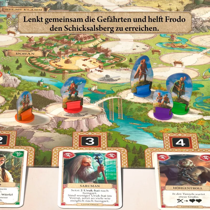 Kosmos El Señor de los Anillos - Gemeinsam zum Schicksalsberg, juego de mesa