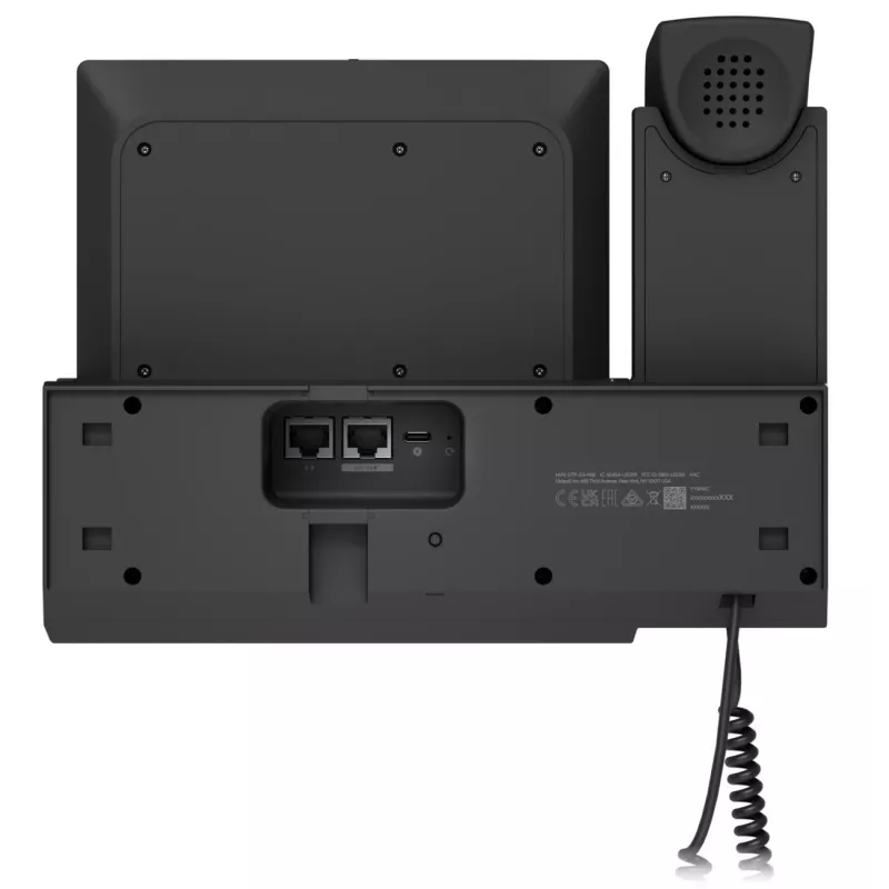 Ubiquiti UniFi G3 Touch Wall UTP-G3-Touch-Wall teléfono VoIP, pantalla táctil de 7 pulgadas 1280 x 800, cámara de 5 MP, 2x Gigabit LAN, PoE+, Wi-Fi 5 (802.11a/b/g/n/ac), Bluetooth 4.2, negro