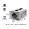 Qoltec 50724 Estabilizador automático de tensión AVR 2000VA