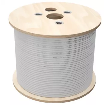 Cable de red Q-LANTEC U/UTP Cat.6A, par trenzado, LSOH