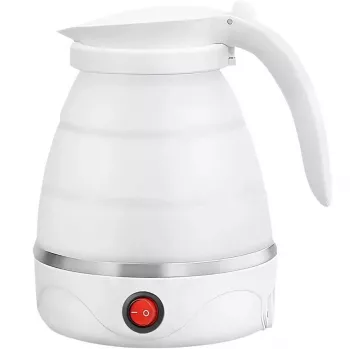 Hervidor de agua de viaje plegable portátil Forest negro 0,6 l 600 W