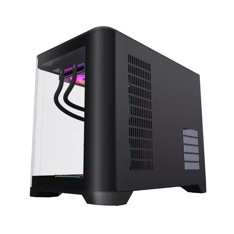 Caja Gamemax | HYPE-M BK | negra | Micro | fuente de alimentación no incluida