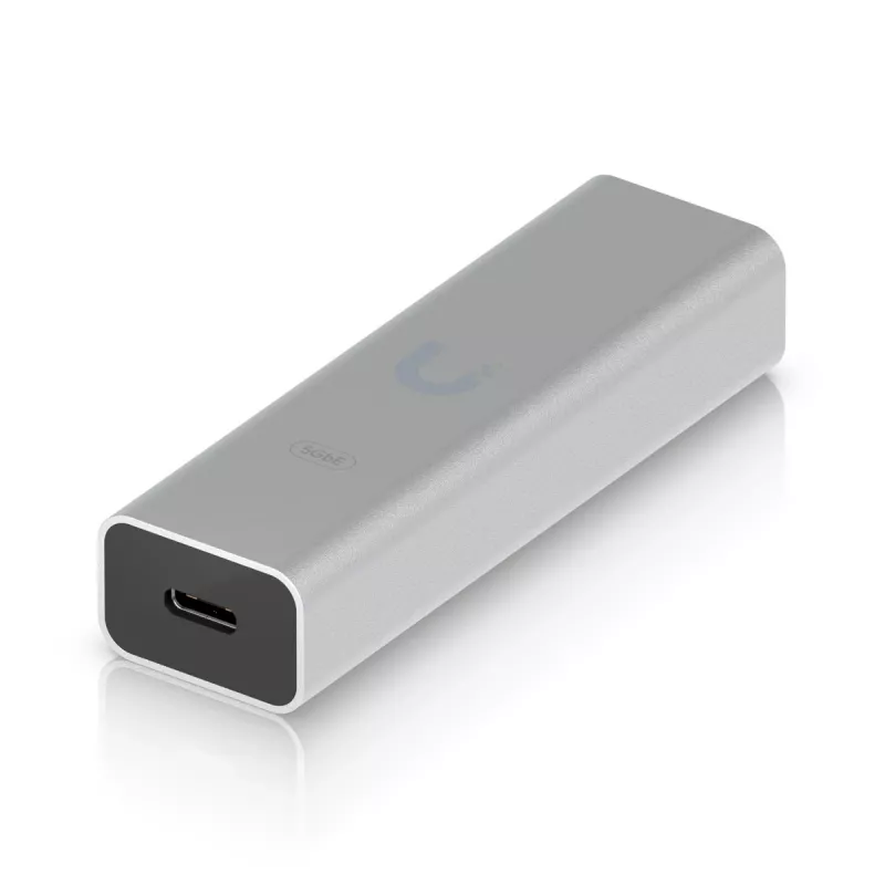 Ubiquiti Plug-and-Play, conectividad de red 5GbE por Ethernet sin interrupciones (UACC-ADAPTER-RJ45-USBC-5GE)