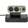 Regleta de enchufes Brennenstuhl 1153580210 2m 9 tomas de corriente para interior negro plata