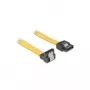 Cable SATA DeLOCK 82490 0,7 m amarillo