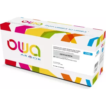Armor OWA - cian - compatible - remanufacturado - tóner (alternativa a: HP CE741A) - para HP Color LaserJet Professional CP5225, CP5225dn, CP