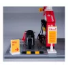 Modelo de gasolinera Jamara CaDA Shell 402858 con diseño detallado
